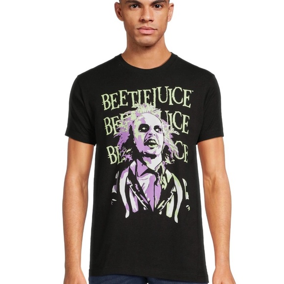 Beetle Juice Men's and Big Men's Graphic Tee with Short Sleeves - Picture 2 of 6